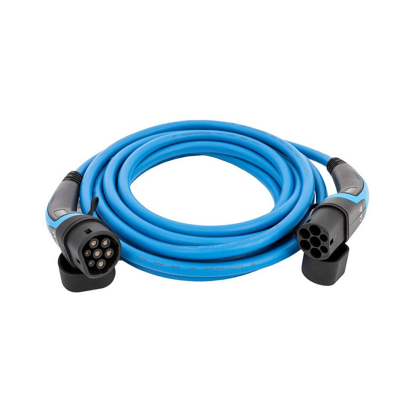 Ladekabel | go-e Kabel blau (22kW | 2,5m / 5,0m / 7,5m | Typ2)